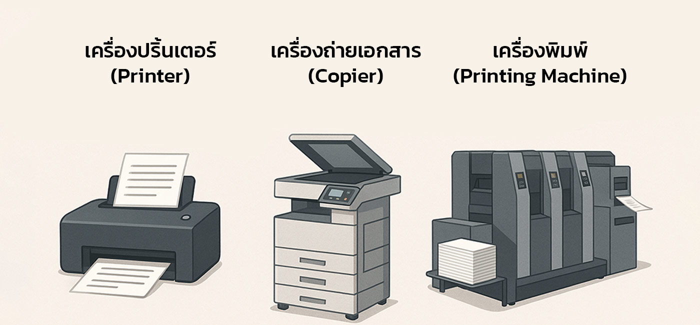 เครื่องปริ้นเตอร์ เครื่องถ่ายเอกสาร เครื่องพิมพ์